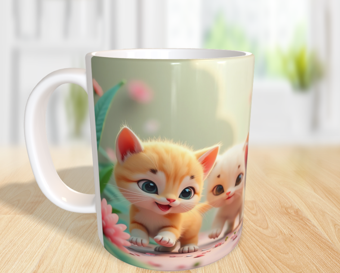 "Vier kleine Katzen und eine große Portion Niedlichkeit!"