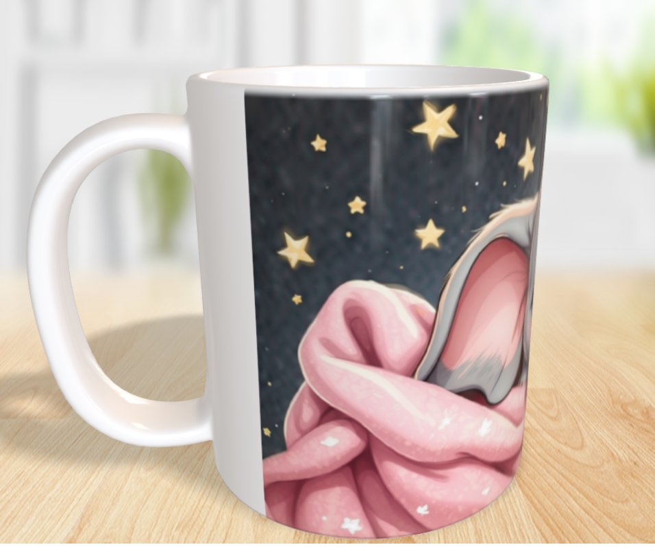 "Kuschelelefant unter Sternen – Gute Nacht, kleiner Freund!" 🐘✨❤️