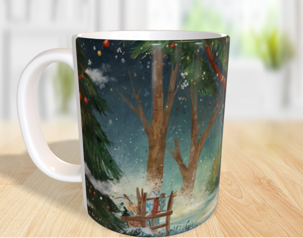 "Ein magischer Moment im winterlichen Zauberwald"