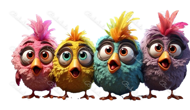 "Feder-Chaos Deluxe: Wer hat hier das letzte Wort? 🐤🎉"