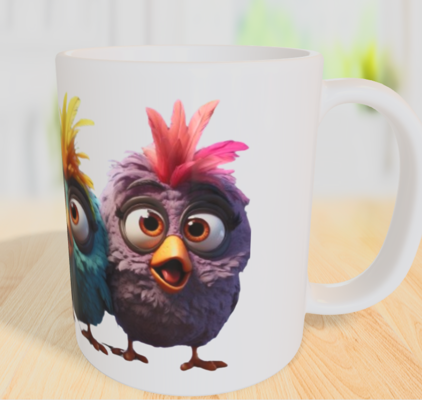 "Feder-Chaos Deluxe: Wer hat hier das letzte Wort? 🐤🎉"
