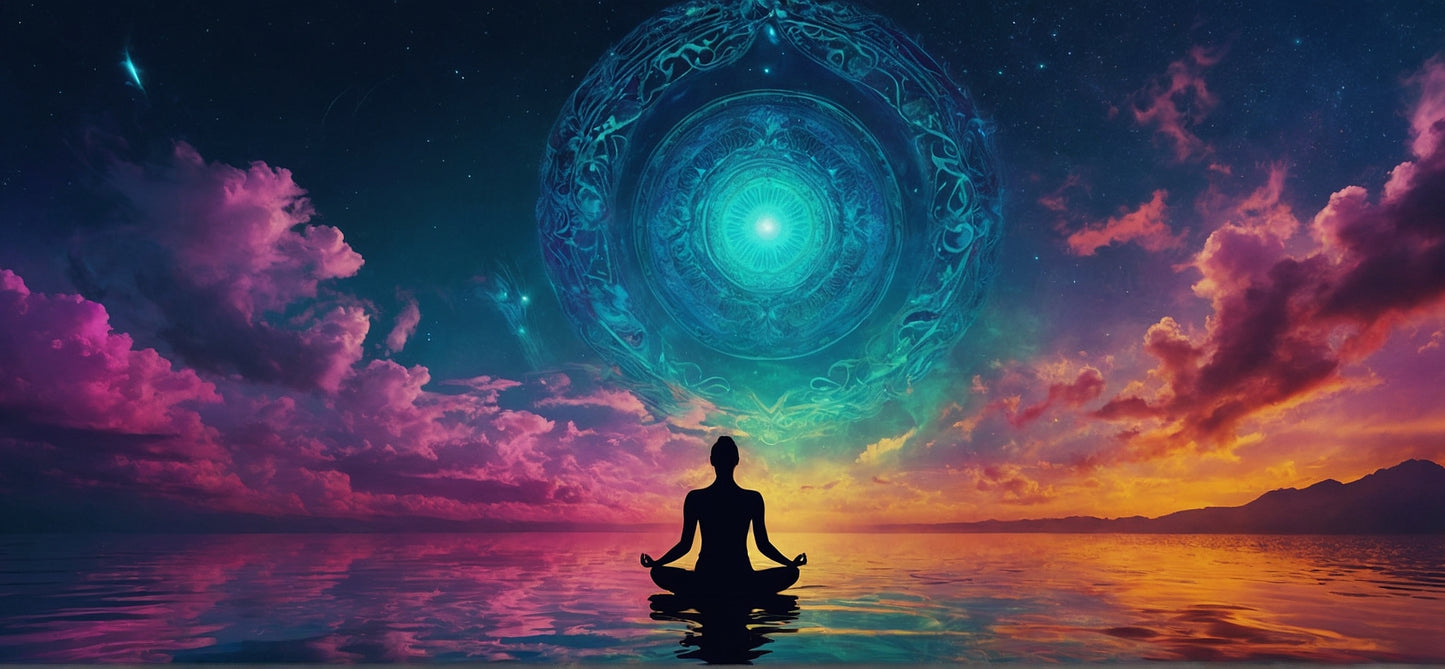 "Kosmische Stille – Die Verbindung von Mensch und Universum" ✨🧘♂️🌌