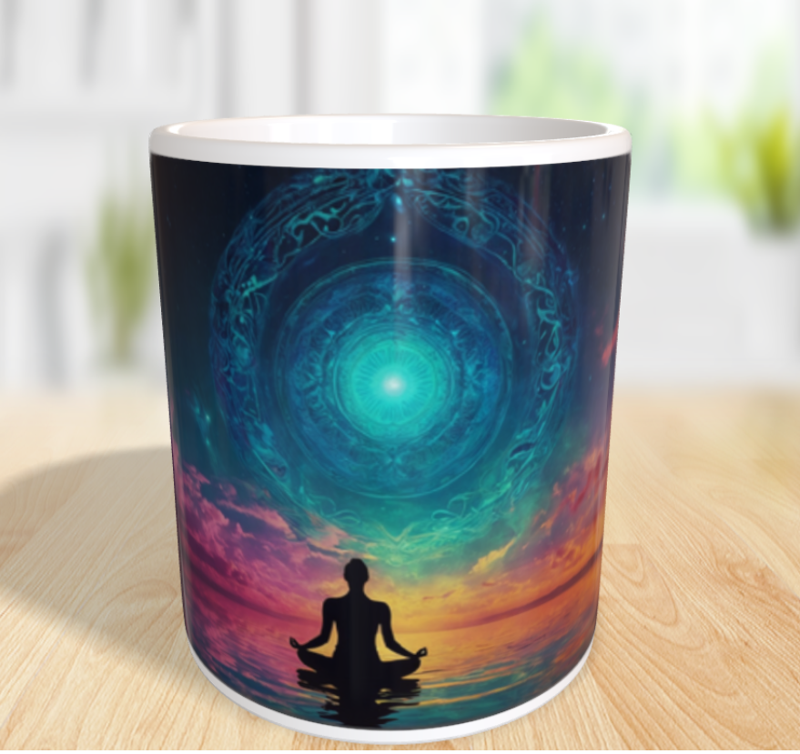 "Kosmische Stille – Die Verbindung von Mensch und Universum" ✨🧘♂️🌌