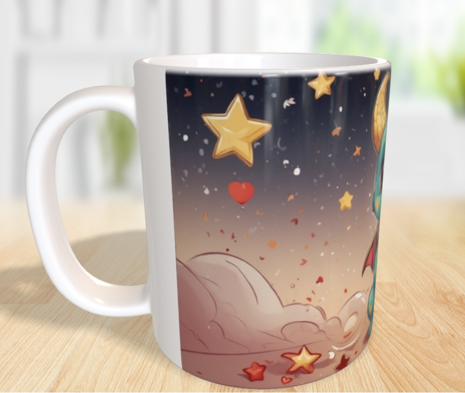"Der kleine Herzensdrache – Freundschaft unter den Sternen" 🐉🌟❤️