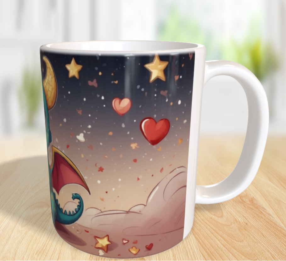 "Der kleine Herzensdrache – Freundschaft unter den Sternen" 🐉🌟❤️
