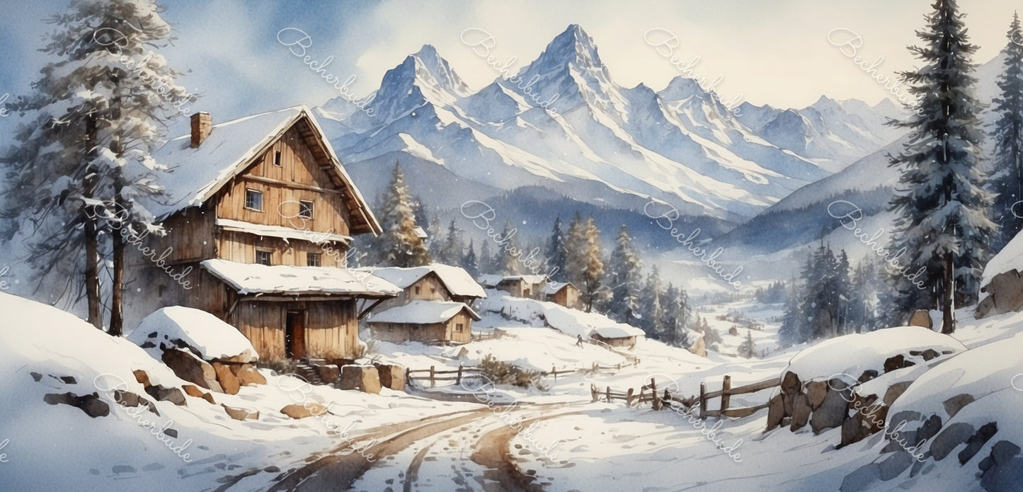 "Der Weg ins verschneite Paradies"