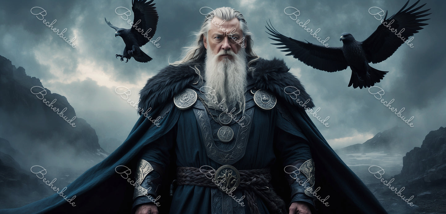 "Odin mit Hugin und Munin: Der Allvater und seine geflügelten Boten"