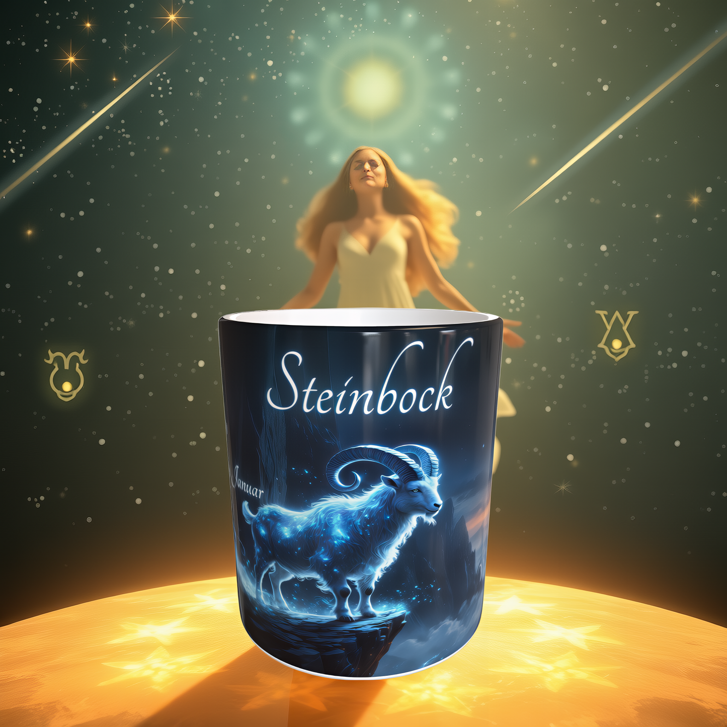 Steinbock Magie 🌌 Deine Reise zu den Sternen beginnt mit jedem Schluck 🌟