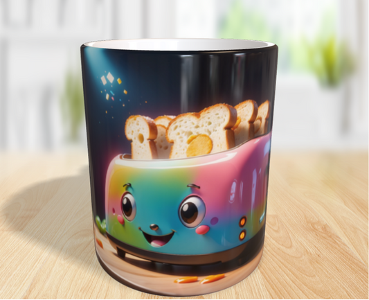 "Der magische Regenbogentoaster – Frühstück mit einem Lächeln"