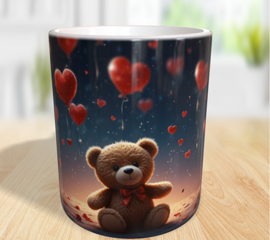 "Herzige Momente: Ein Teddy im Meer der Liebe"