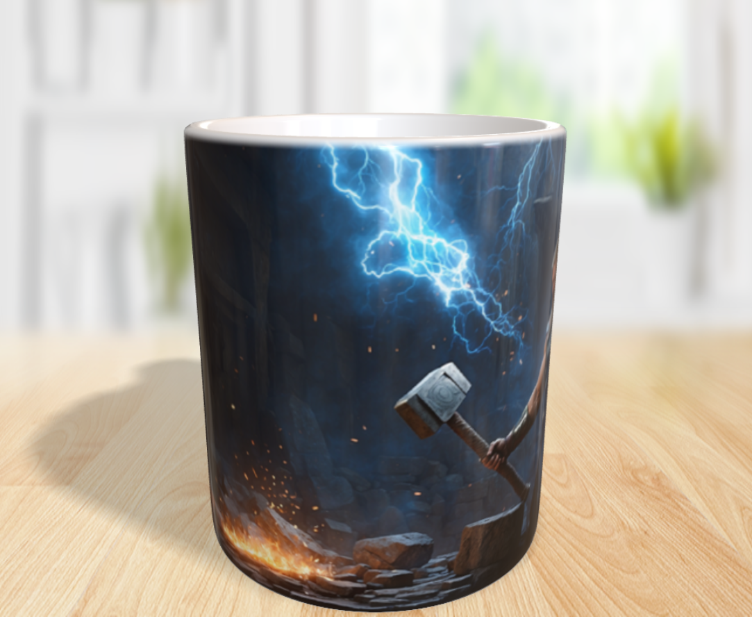 "Thor, der Donnergott: Herr der Blitze und Meister von Mjölnir"